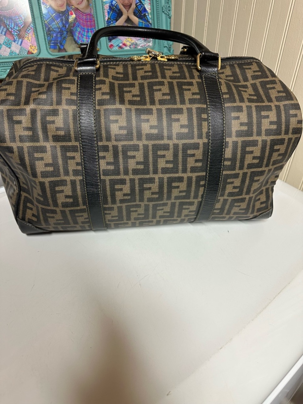 Fendi Zucca 40 Canvas Duffle Bag - Picture 7 of 12